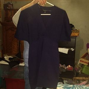 Beautiful Knitted Navy Blue Dress.